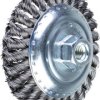PFERD TOOLS Szczotka skośna pleciona KBG Ø 125 x 15 mm Drut stalowy M14 Ø 0,50 do szlifierki kątowej POS KBG 12515/M14 S