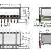 WAGO 2091-1428/000-5000 Obudowa męska na PCB 100 szt.