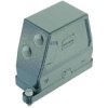 Grommet housing, size 16B, die-cast aluminum, 2 x M25, angled, screw locking, IP65/IP68/IP69/IPX9K, 19400160526