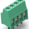 PCB terminal, 2 pole, pitch 2.54 mm, AWG 30-16, 10 A, screw connection, green, 282834-2