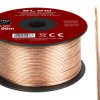 Kabel głośnikowy 2x1.00mm przezroczysty 1m CB-5287