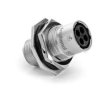 Złącze okrągłe 4-pinowe Standard Kabel Gniazdo Amphenol Industrial Żeńskie IP67 Ecomate RM