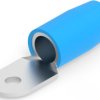 Insulated ring cable lug, 42.4-60.6 mm², AWG 1/0, 6.63 mm, M6, blue, 324056