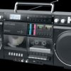 M-380 BLACK M-380 boombox with digital radio, CD, cassette and Bluetooth