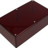 PC enclosure, (L x W x H) 191 x 110 x 61 mm, red/transparent, IP54, 1591ETRD
