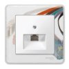 MERTEN Płytka czołowa mechanizmu gniazda RJ45 pojedyncza B.P P Sys M MTN296219 SCHNEIDER ELECTRIC