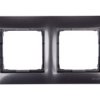 Simon 54 Premium Ramka Podwójna Antracyt /Do Karton-Gips/ Drk2/48