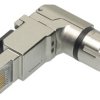 Złącze RJ45 Męski Złącze RJ45 Montaż na kablu Cat5e, Cat6a Molex, 90°, 8P8C-żyłowe