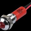 Q8P3CXXR220E Indicator LED, 220 V AC, 8 mm, wired, red/BrC