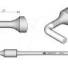 C470011 Lötspitze C470, Sondertypen, C470011/Ø 4,2 mm, gebogen