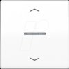 BTAS17101PWW Bluetooth pushbutton, single, alpine white, arrow symbols