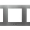 SZAFIR Ramka potrójna do łączników IP-44 srebrny RH-3Z/18
