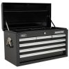 Sealey AP33069B Topchest 6 Drawer with Ball Bearing Runners - Black