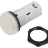 Lampka kontrolna, 24VAC/24VDC, 22mm, Platinum LPMLB7