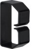 tehalit Klamra do przewodów BA6 40x60mm PVC czarna B400603