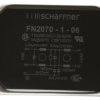 Filtr EMI 1A 1-fazowy 1MΩ 250 V AC/DC 400Hz 22 mH Schaffner Montaż w obudowie