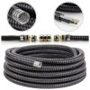 Peszel ochronny metal Anaconda Multitite roz.25 26/21,2mm rura karbowana elastyczna FCC w powłoce PVC 1250N UV IP67 czarny 50m