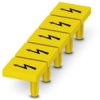Plug-in warning sign, symbol: lightning, (L x W) 7.5 x 8.7 mm, PA, 1029029