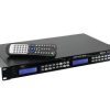 Omnitronic DMP-103RDS Podwójny odtwarzacz mediów 19'' DJ