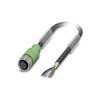 Phoenix Contact 1682948 SAC Cable 5P 3m PUR M12FS Black-Gray Shielded