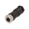 Złącze do samokonfekcjonowania M12-S żeński 4-pinowe proste 12A 630V IP67 VK004024