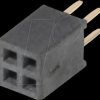 10120650 socket connector 1,27mm 2x2 straight
