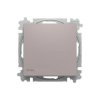 Łącznik schodowy z klawiszem, IP44 ZONI szary beżowy 3559T-A06940 244 2CHT590694A6244
