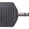 Przejściówka jack wtyk 3.5 stereo / 2*gniazdo 3,5 stereo