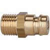 Temperature control plug-in nipple, L 30 mm, 15 bar, brass, for jacks, 107982