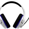 HyperX Cloud Stinger Core Słuchawki wokółuszne bezprzewodowa stereo biały, niebieski regulacja głośności, wyciszenie mik