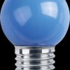 48250 LED decorative lamp G45 E27 1 W blue IP44