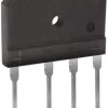 Mostek prostowniczy Jednofazowy 15A 800V Połączenie silikonowe GBJ