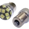 Żarówka samochodowa LED 12V Ba15s, soczewka, 9LED, 1,5W biała