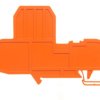 Ścianka końcowa do złączek bezpiecznikowych pomarańczowa 2006-992 /25szt./