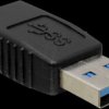 65174 Delock USB 3.0 A plug/socket adapter