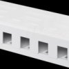 79379 Keystone empty housing 6 port, white