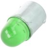 Ba15s - zielona 230V Led Fi.15x33 AC/DC