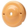 CERAMICZNA PODSUFITKA OKRĄGŁA 100mm JABŁUSZKO ŻÓŁTA