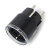 Shelly Plug PM Gen3 - inteligentne gniazdko WiFi/Bluetooth z pomiarem energii - czarne