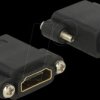85125 Adapter High Speed HDMI female > HDMI female panel-mount