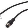 VKB05325, Kabel przyłączeniowy, 20m, M12 żeński 4pin prosty, 4x0,34mm², PUR, Ø5,5mm, 250V, -25-90C, IP67, Ekranowany