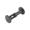 PB Fastener 096 0955 599 01-X Ratchet Rivet 5.5x8.5x1.7mm Black, Pack of 10