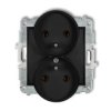 Icon Mechanizm Gniazda Podwójnego Do Ramki Z Uziemieniem 2X(2P+Z) (Bez...