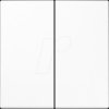 LS 995 WW 2-gang rocker, Duroplast, alpine white
