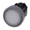 Przycisk, Ø 29.5mm, IP66, IP67, IP69K, kolor: Biały, Siemens, SIRIUS ACT 3SU10