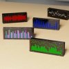 Zestaw do samodzielnego montażu wyświetlacza spektrum muzycznego LED 16x32 Zegar świetlny Rhythm Lights Temperature 8 trybów spe