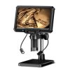 MUSTOOL MK7 Mikroskop Cyfrowy 50X-1000X Powiększenie 7 Calowy Ekran IPS 8 Świateł LED Regulowane Połączenie USB Rejestracja Zdję