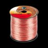 2x1.0mm OFC Speaker Cable - 99.99% Copper, Transparent