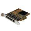 StarTech.com ST1000SPEX43 StarTech.com 4-Port PCIe Gigabit Network Adapter Card