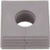 Weidmüller 2584470000 Wkład uszczelniający CABTITE SE 18-19 LRG GY, (S x W) 42.8 mm x 42.8 mm, TPE, 10 szt.